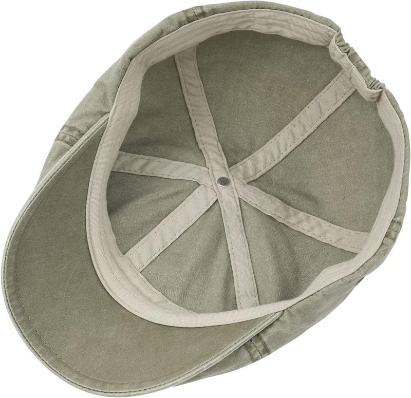 VOBOOM Cotton Washing Flat Cap Cabbie Hat Gatsby Ivy Irish Hunting Newsboy - Image 5